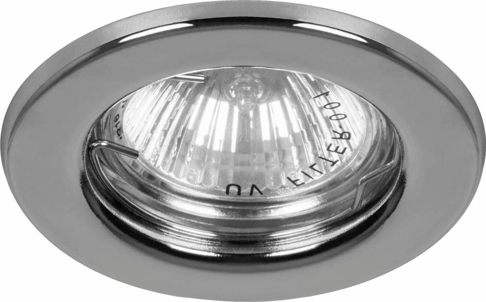 Встраиваемые светодиодные светильники Светильник встраиваемый Feron DL10 потолочный хром MR16 G5.3 15113