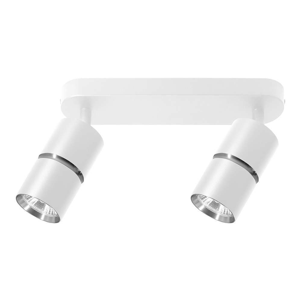 Светильники споты светодиодные Светильник спот Feron ML1862 ZEN настенно-потолочный GU10 белый хром 48644 