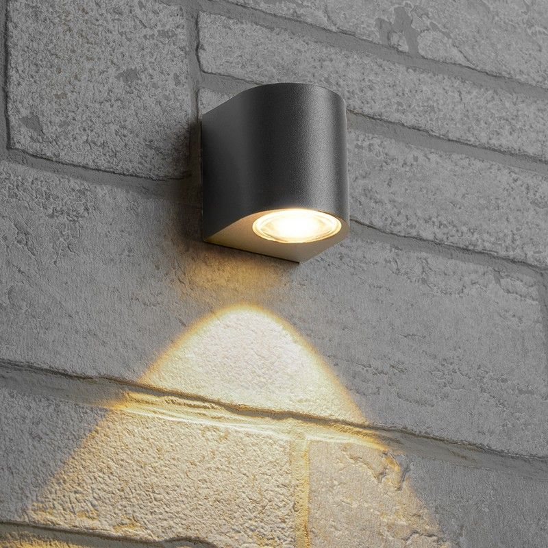 Уличные настенные светильники Светильник уличный светодиодный Feron DH052 6W 400Lm 4000K серый 48474 