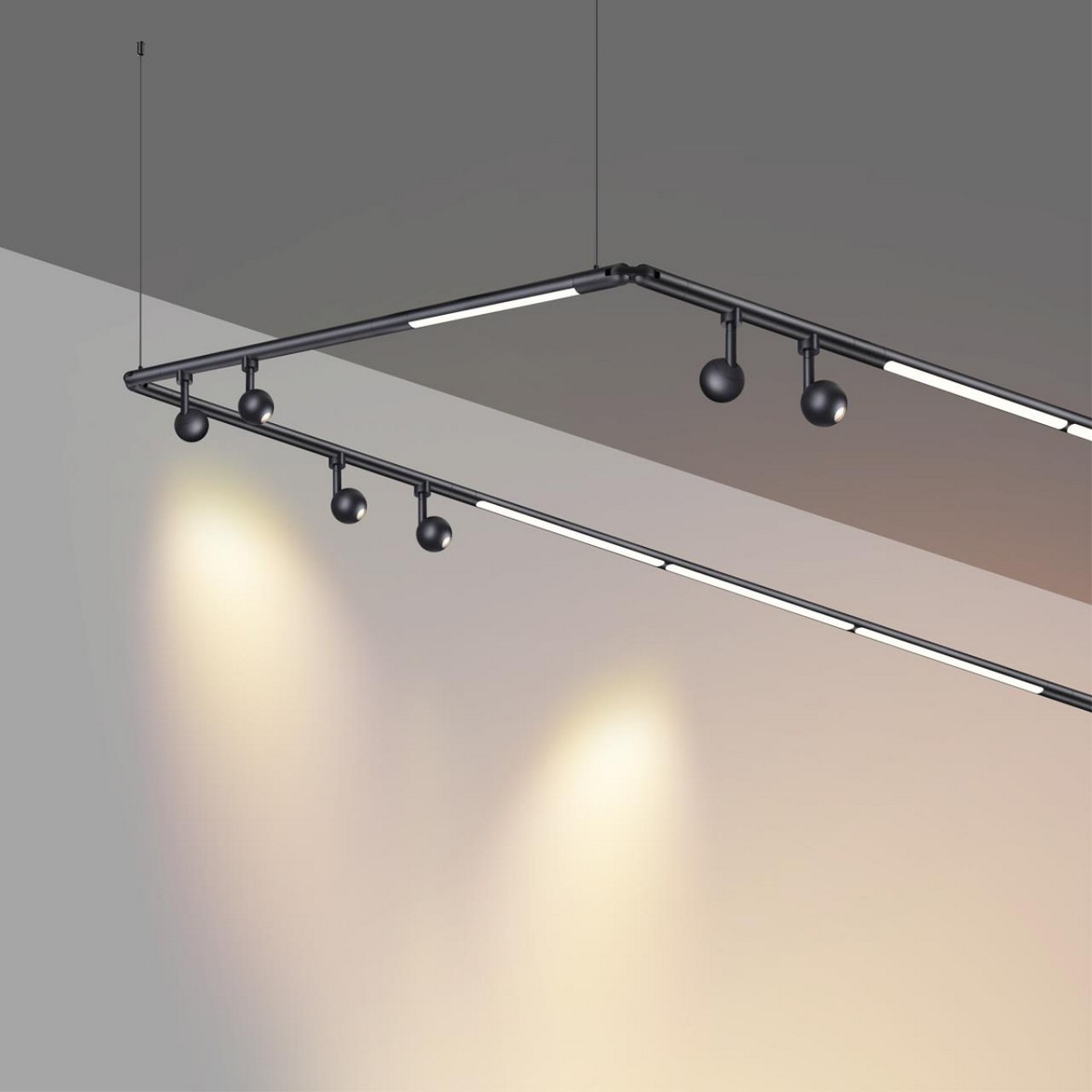 Трековые светодиодные светильники Светильник диммируемый со сменой цветовой температуры NOVOTECH GLAT 359369 