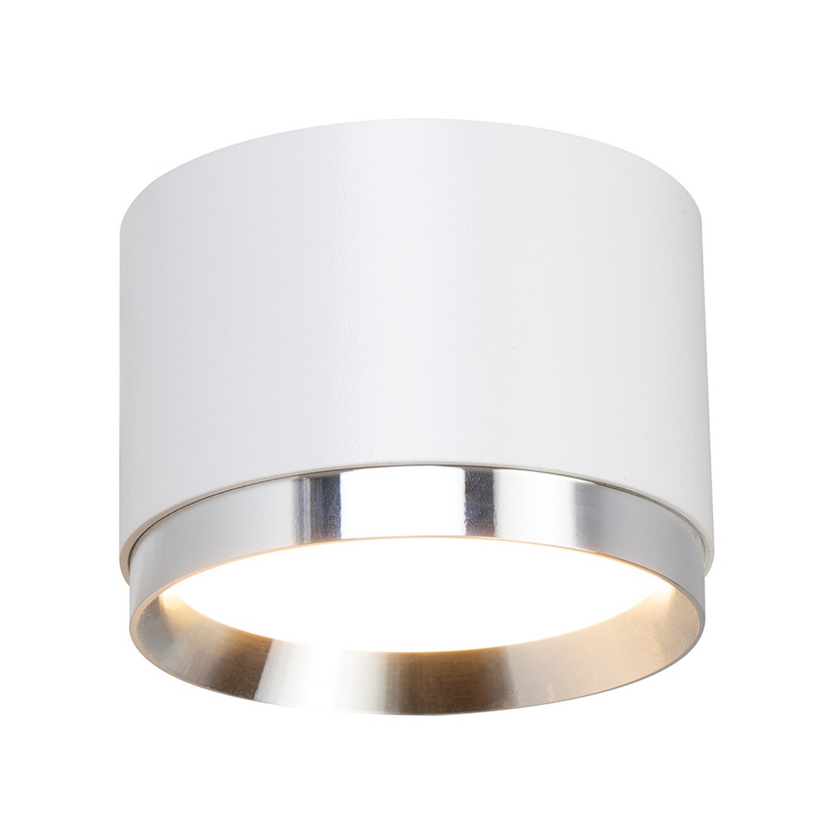 Светильники споты светодиодные Светильник потолочный Feron Barrel DUET HL459 12W GX53 белый + хром IP20 51688 