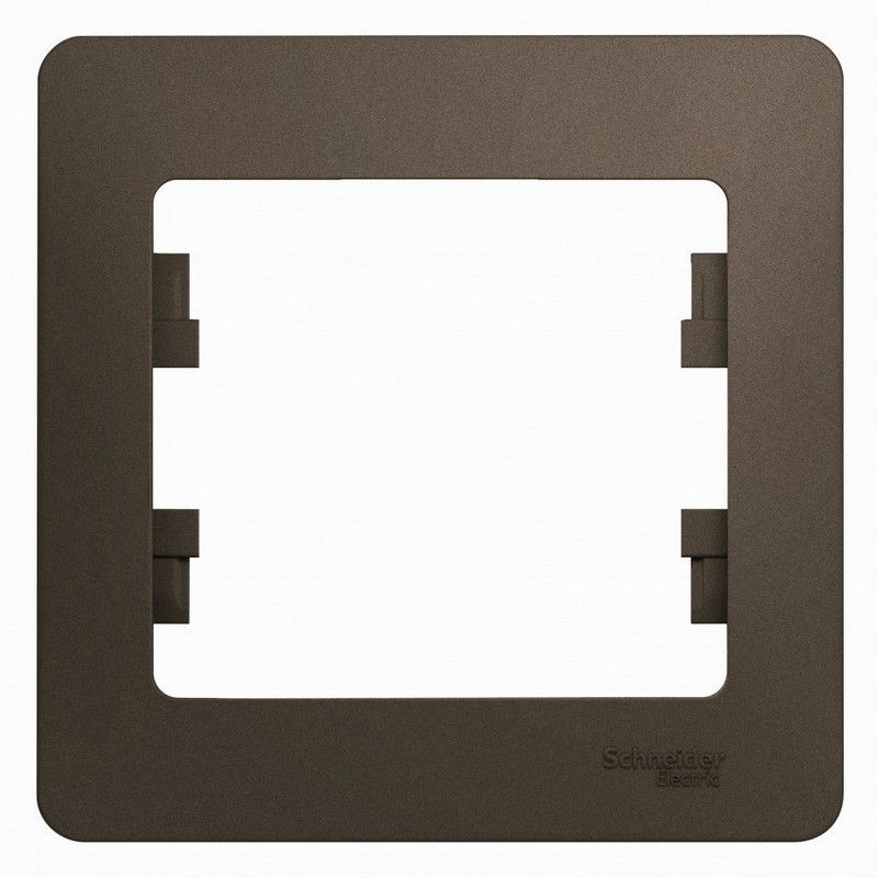 Glossa Шоколад Рамка Systeme Electric Glossa Шоколад 1-я GSL000801