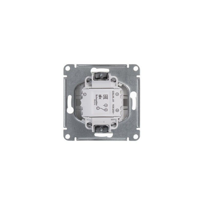 Glossa Белый Переключатель Systeme Electric Glossa Белый 1-клавишный, сх.6 GSL000161