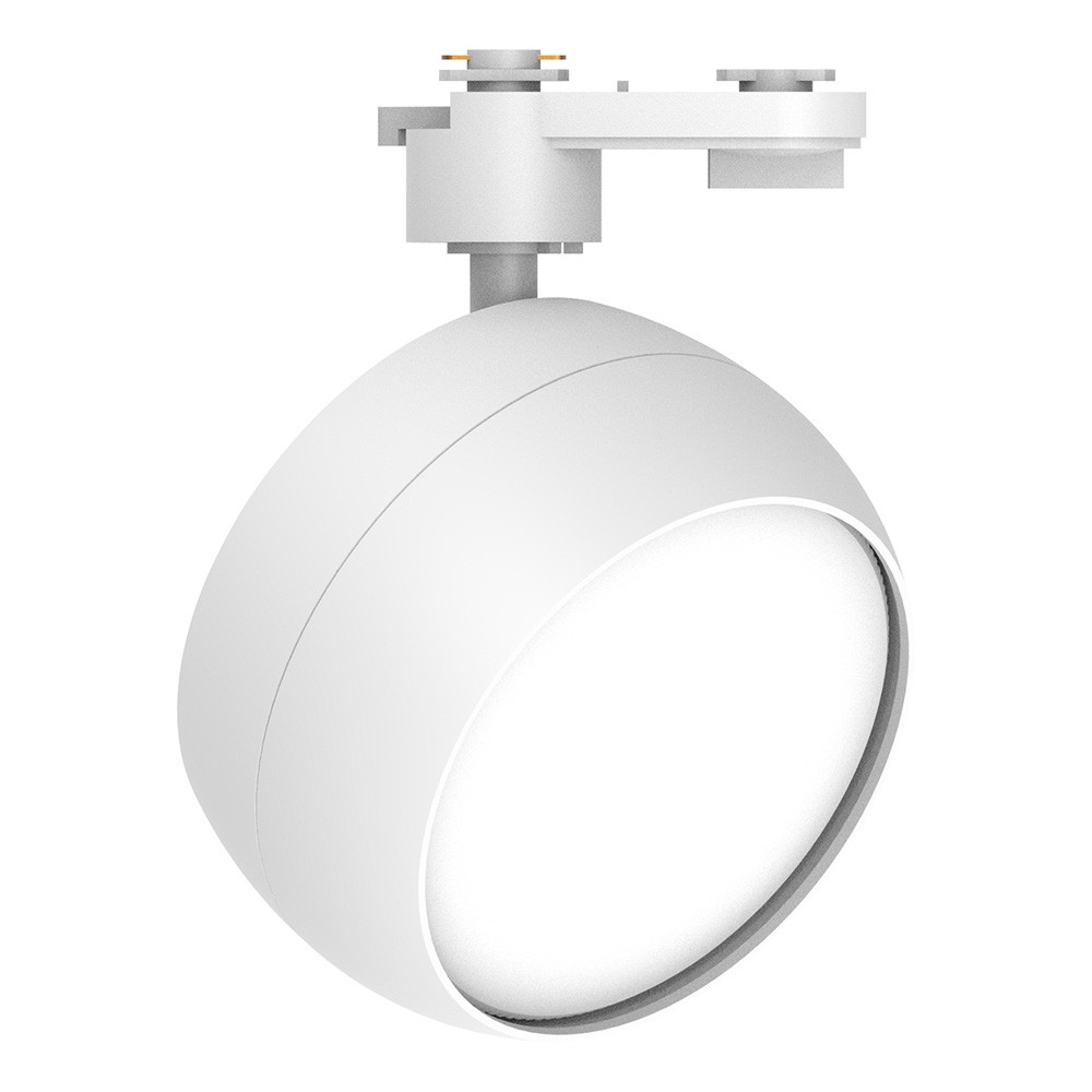 Трековые светодиодные светильники Светильник Feron AL167 трековый однофазный на шинопровод под лампу GX70 белый 48550 