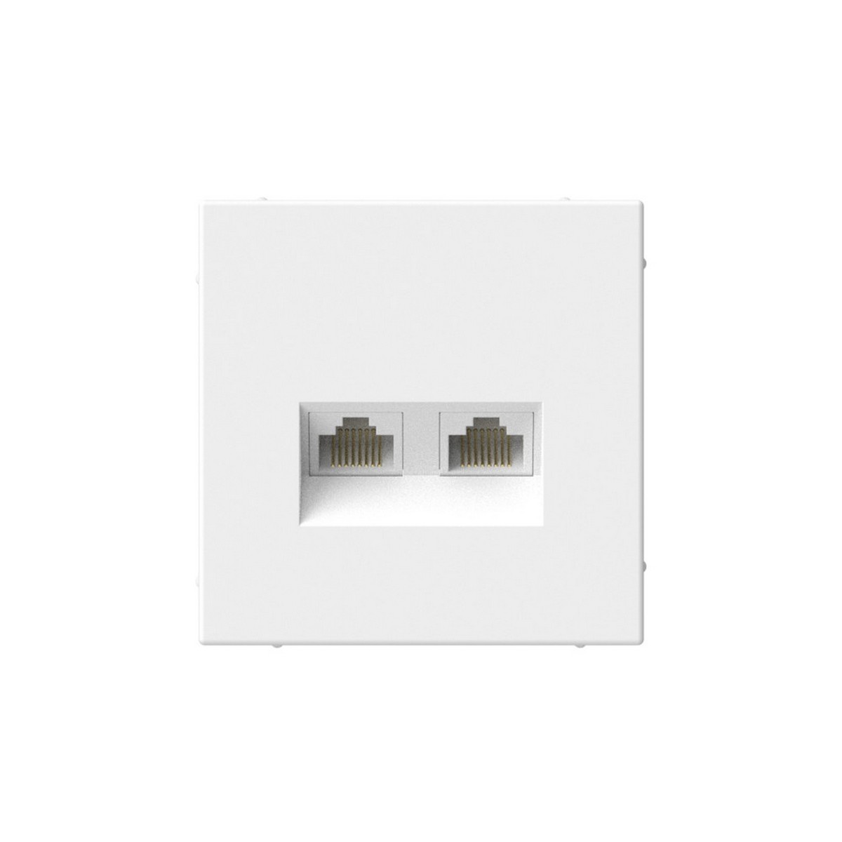 ArtGallery Лотос Розетка компьютерная Systeme Electric ArtGallery Лотос двойная RJ45+RJ45, кат. 5е,