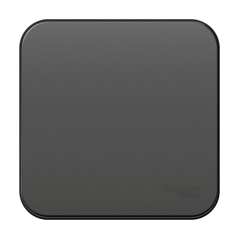 Blanca антрацит розетки и выключатели Выключатель SE Blanca 1-клавишный Антрацит наружный изолир. пластина BLNVA101016