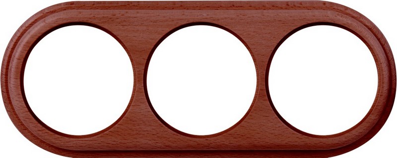 Werkel Ретро Рамка Werkel ретро WL15-frame-03 (итальянский орех) на 3 поста