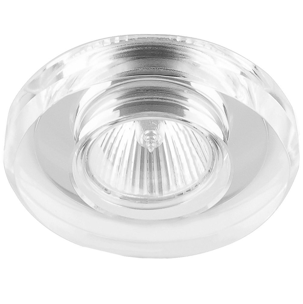 Встраиваемые светодиодные светильники Светильник встраиваемый Feron DL8060-2 потолочный серебристый MR16 G5.3 19710 