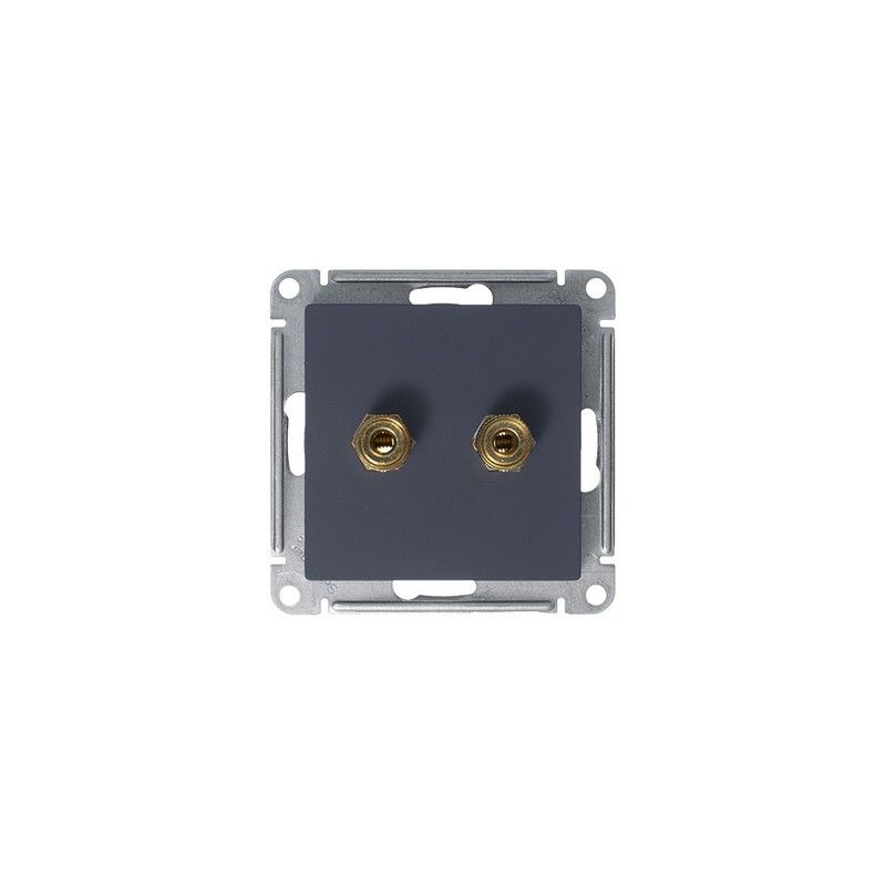 AtlasDesign Грифель Аудиорозетка Systeme Electric AtlasDesign Грифель двухместная ATN000787