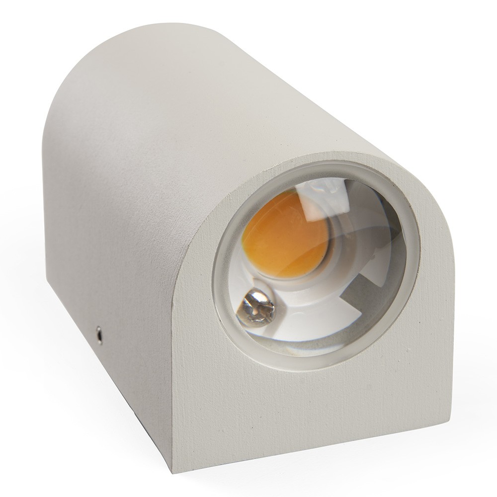 Уличные настенные светильники Светильник уличный светодиодный Feron DH053 2*5W 800Lm 3000K белый 48479 