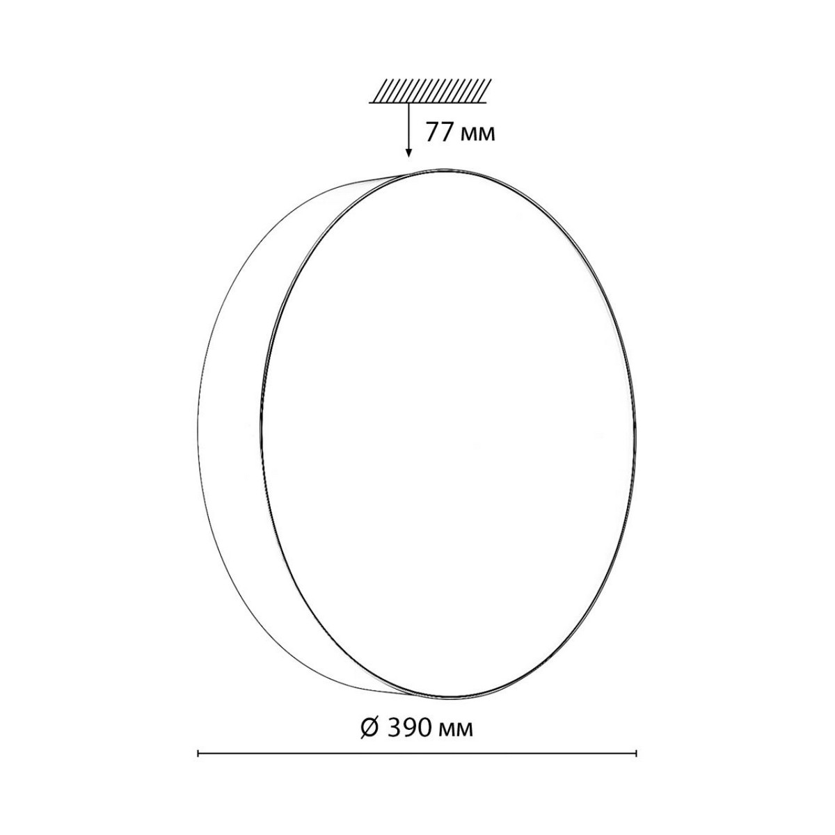 Накладные светодиодные светильники Настенно-потолочный светильник СОНЕКС 7780/DLN OPTIMA 