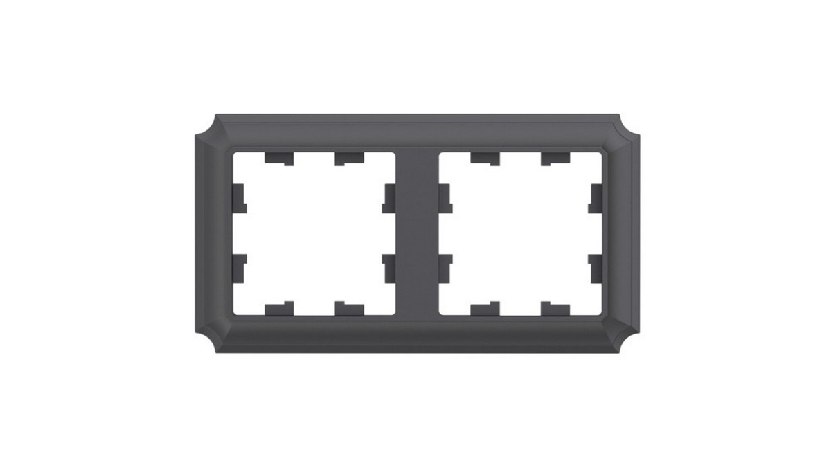 AtlasDesign Рамки Antique Рамка Systeme Electric AtlasDesign Antique Базальт 2-ая, универсальная ATN101402