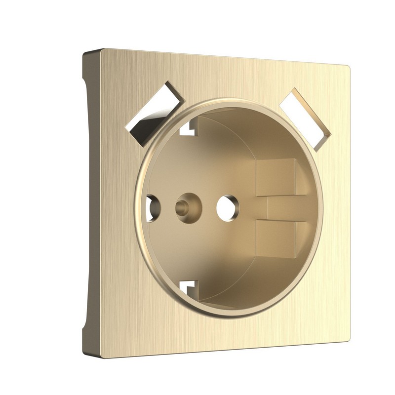 Werkel Шампань рифленный механизмы Накладка Werkel для розетки USB (шампань рифленый) W1179510
