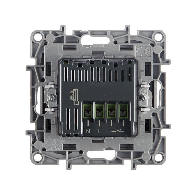 Legrand Etika Антрацит Выключатель Legrand Etika антрацит карточный с выдержкой времени, с подсветкой 672693