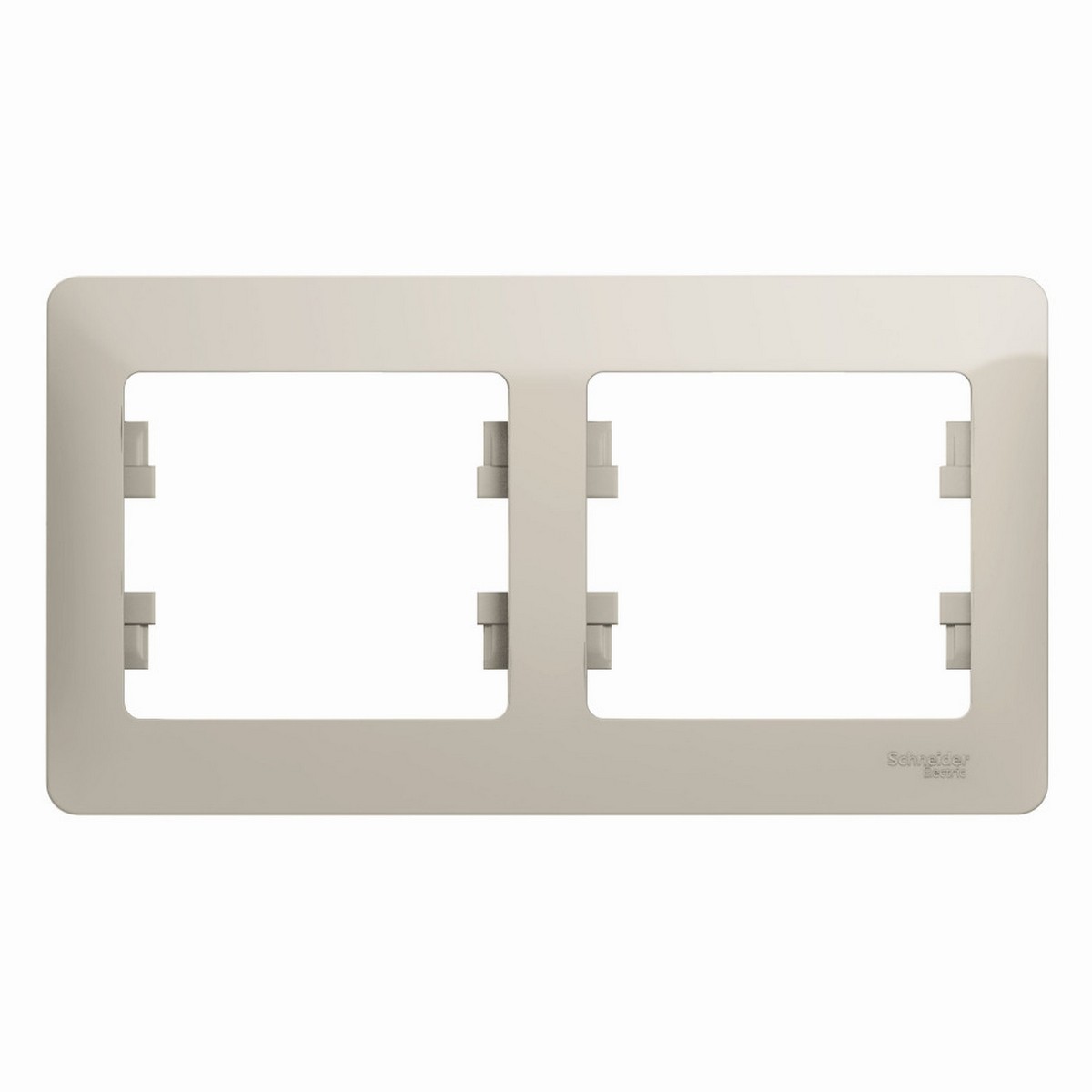 Glossa Молочный Рамка Systeme Electric Glossa Молочная 2-ая горизонтальная GSL000902