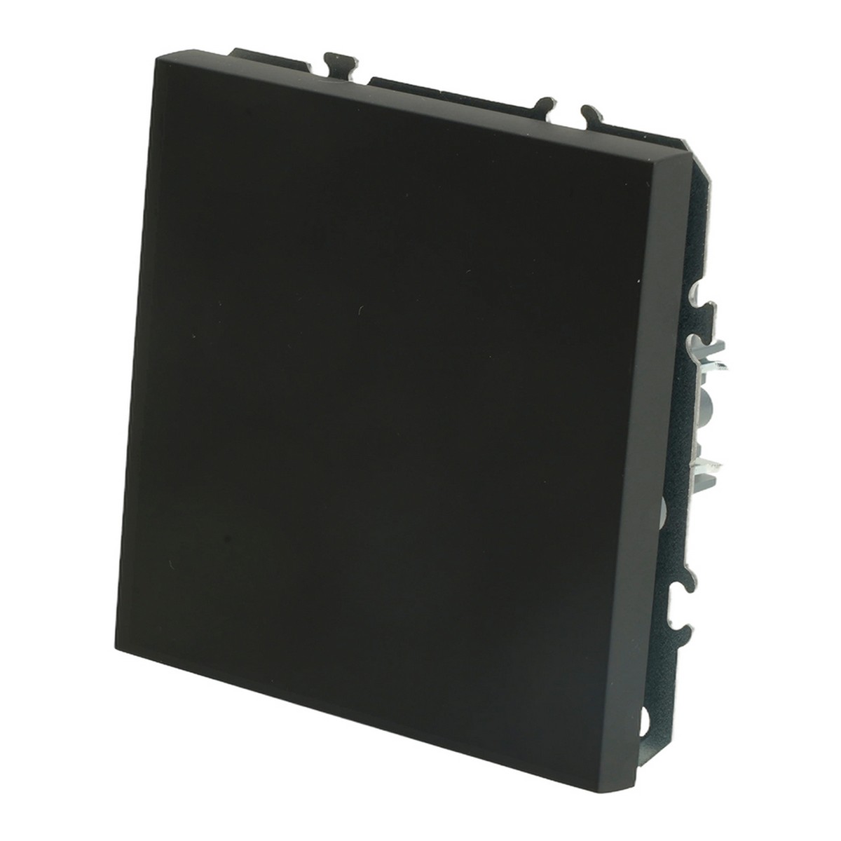 Эмили - Розетки и выключатели Stekker Выключатель 1-клавишный STEKKER Эмили RSW10-5103-05 черный уголь soft touch 49839