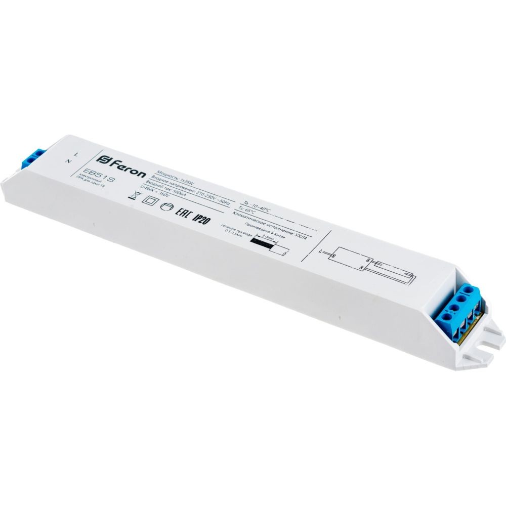 Балласты(ЭПРА), Стартеры Балласт электронный Feron 1*36W/ЕВ51 21521 