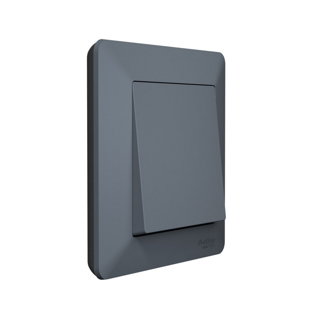 AtlasDesign Грифель Рамка Systeme Electric AtlasDesign Air Грифель/дымчатый черный 1-ая ATN220701