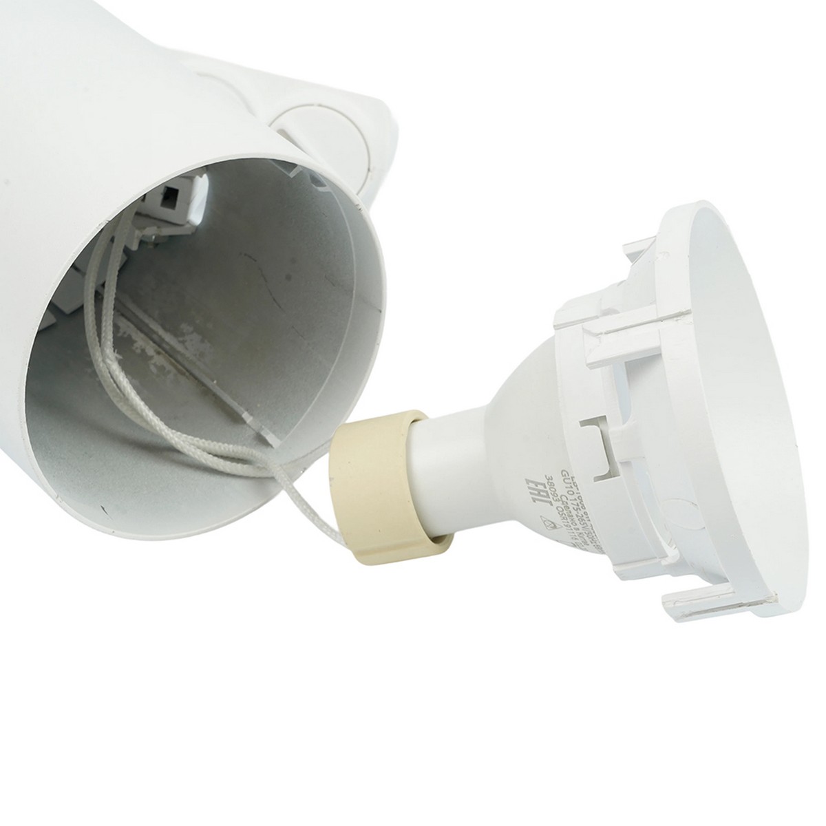 Трековые светодиодные светильники Светильник Feron AL169 трековый на шинопровод под лампу GU10 белый 51849 