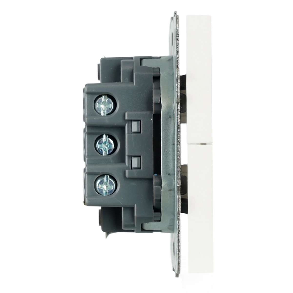 Эмили - Розетки и выключатели Stekker Выключатель 2-кл самовозвратный STEKKER Эмили RSW10-5113-01 белый фарфор soft touch 50325