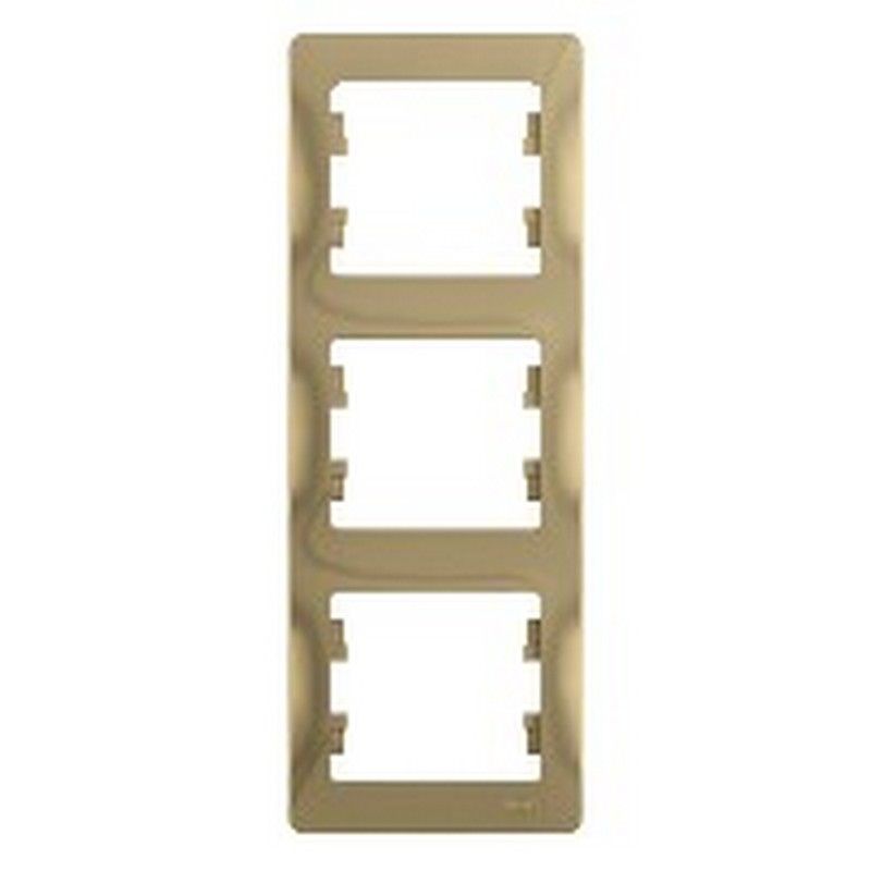 Glossa Титан Рамка Systeme Electric Glossa Титан 3-я, вертикальная GSL000407