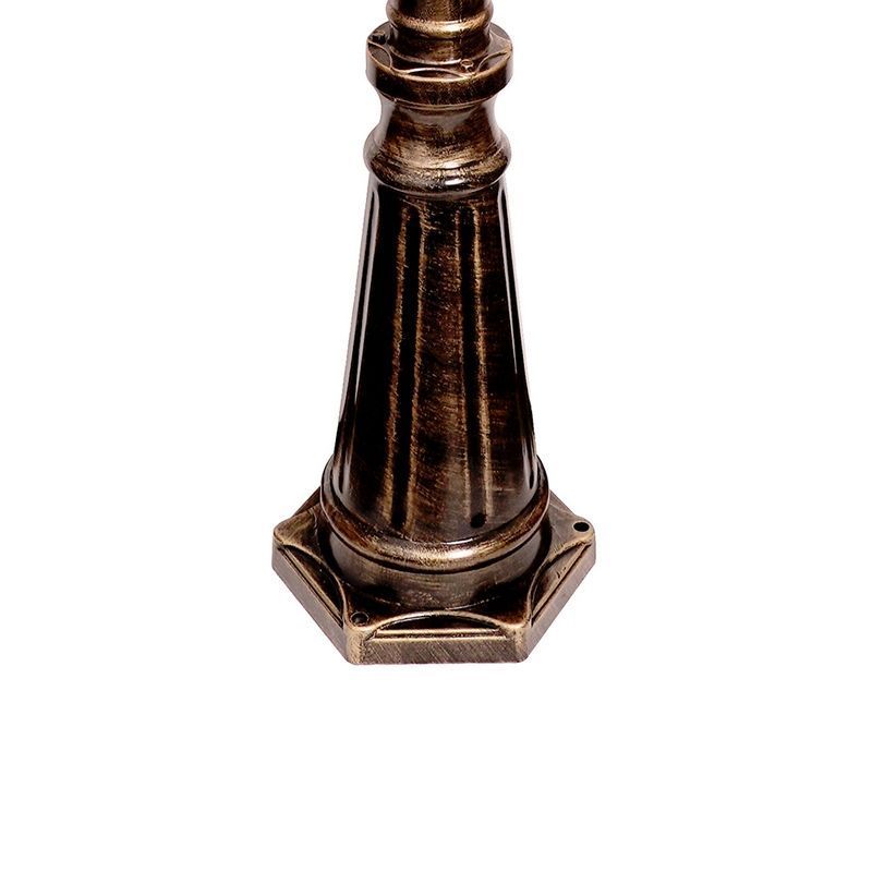 Уличные светильники столб Светильник садово-парковый Feron PL638 столб 3*60W 230V E27 черное золото 11646 