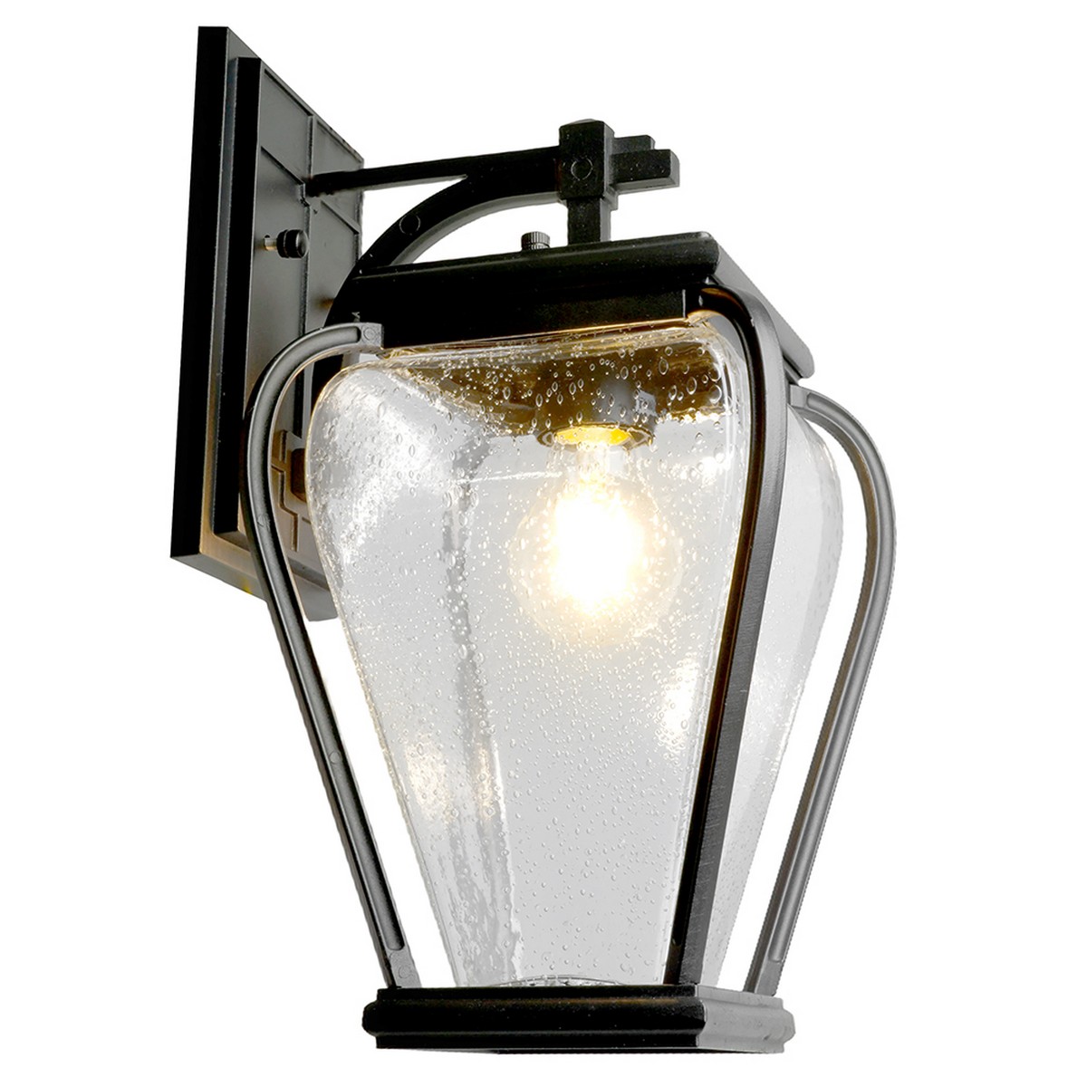 Уличные настенные светильники Светильник садово-парковый Feron PL741 E27 черный 51274 