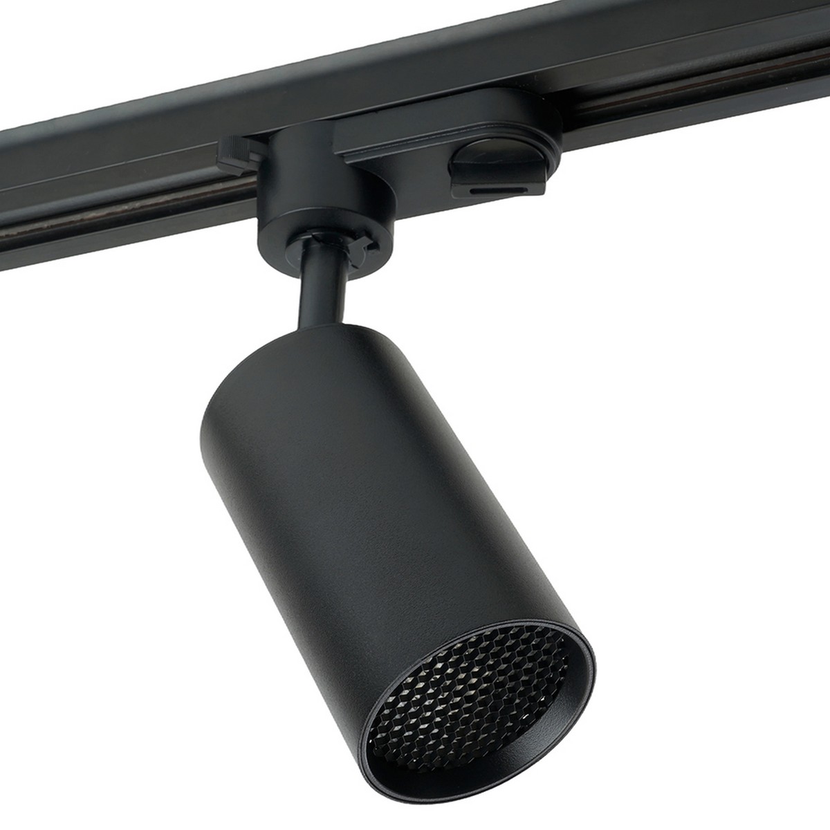 Трековые светодиодные светильники Светодиодный светильник Feron AL128 трековый однофазный 10W 4000K 35 градусов черный 48917 