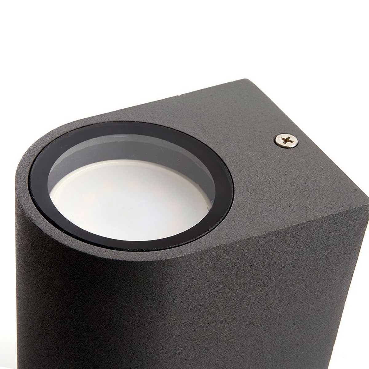 Уличные настенные светильники Светильник садово-парковый Feron DH015 на стену 2*GU10 230V черный 11883 