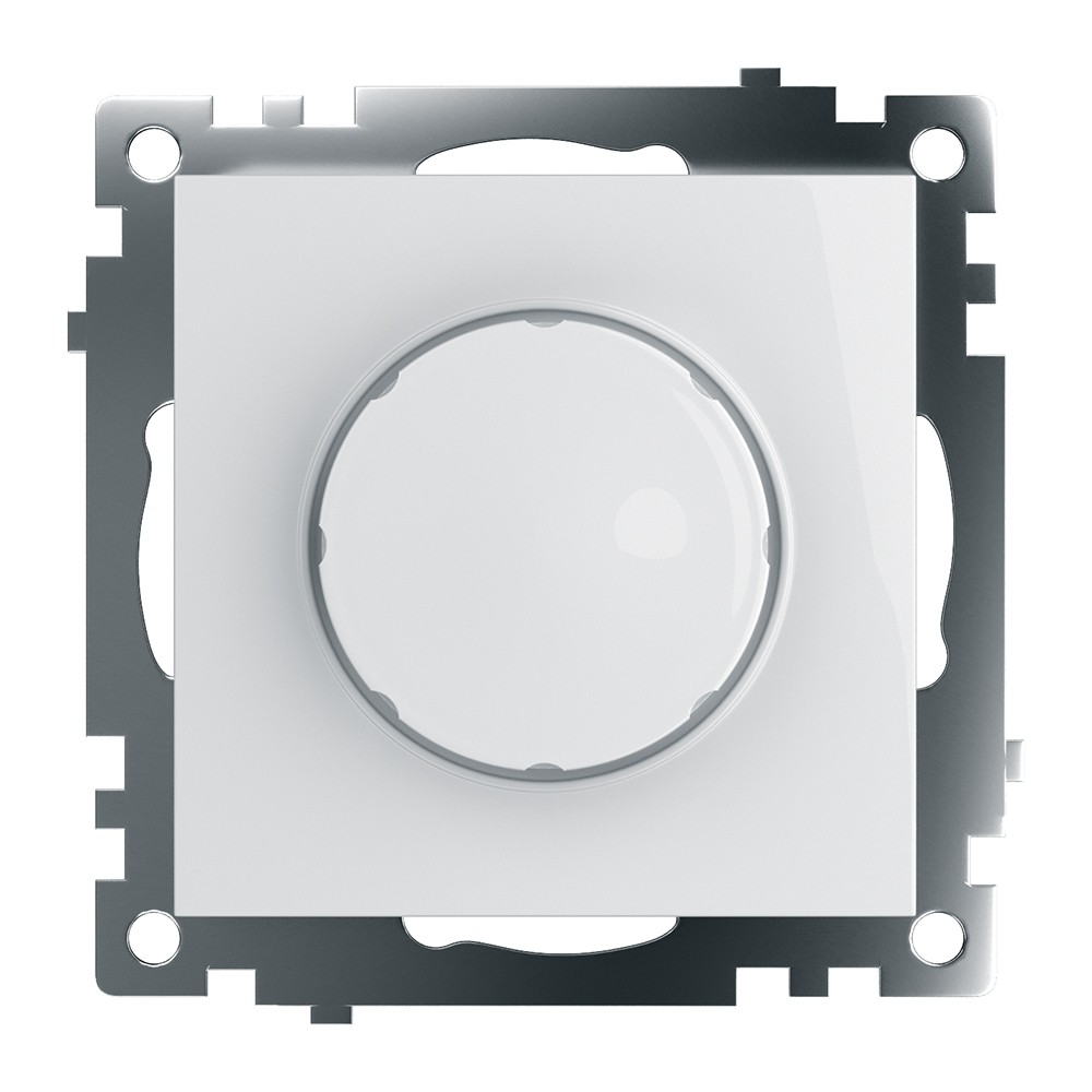 Катрин - Розетки и выключатели Stekker Выключатель диммирующий TRIAC STEKKER GLS10-7106-01 250V 500W Катрин белый 39307