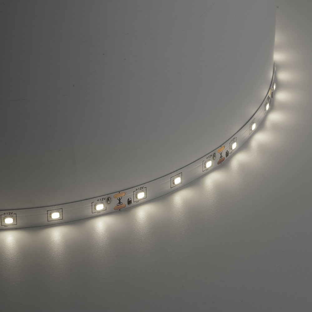 Светодиодная лента белая нейтральная Лента светодиодная SAFFIT SST01 60SMD(2835)/м 6Вт/м 12V 4000K IP20 5 метров 55238 