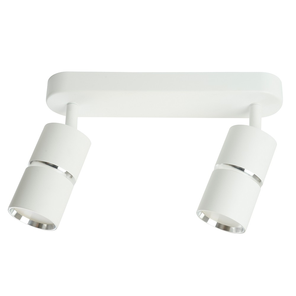 Светильники споты светодиодные Светильник спот Feron ML1862 ZEN настенно-потолочный GU10 белый хром 48644 