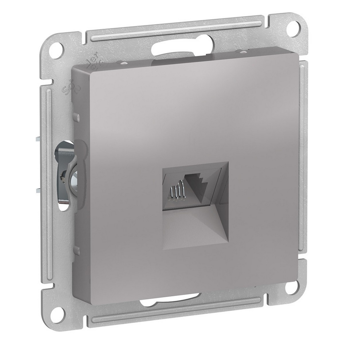 AtlasDesign Алюминий Розетка телефонная Systeme Electric AtlasDesign Алюминий RJ11, ATN000381