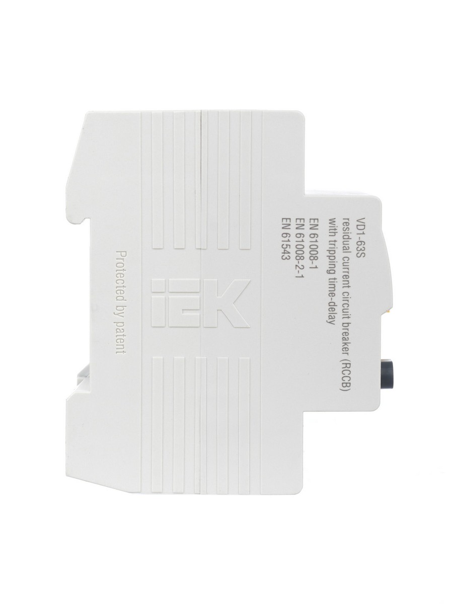 IEK Выключатель дифференциальный IEK KARAT ВД1-63S 4Р 40А 300мА MDV12-4-040-300 