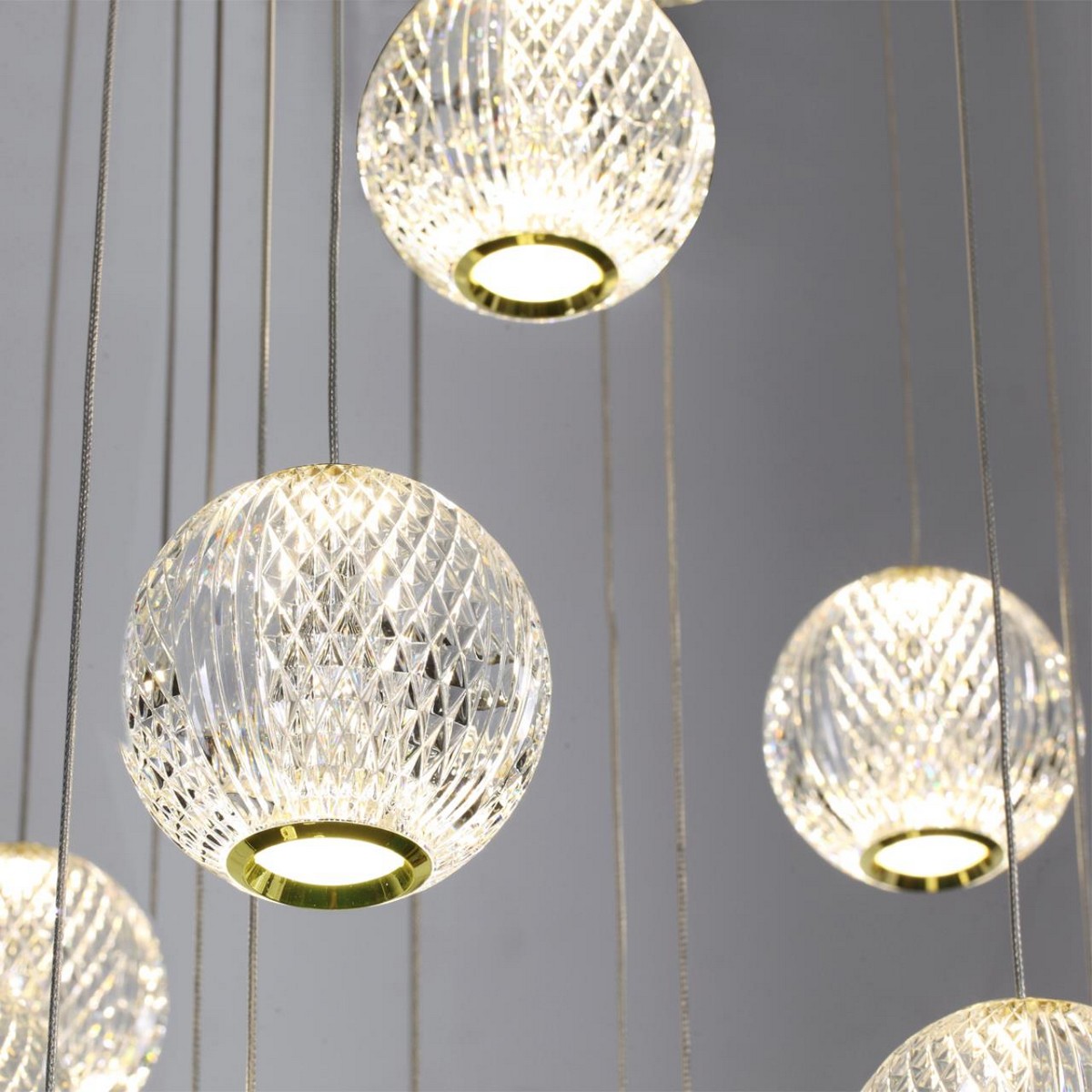 Люстра каскадная ODEON LIGHT 5008/120L CRYSTAL