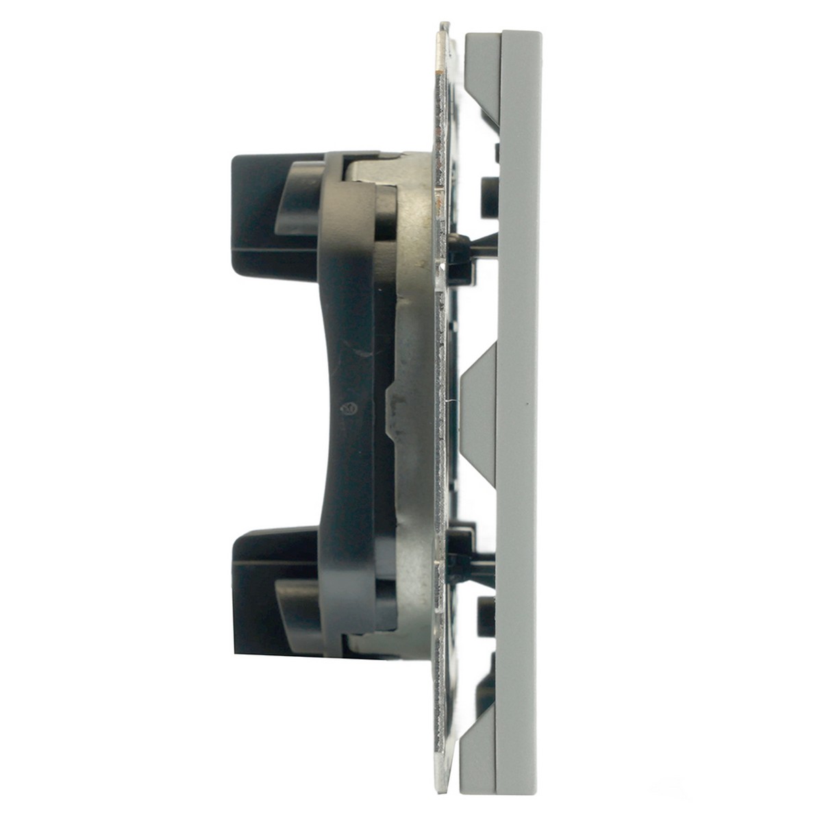 Эмили - Розетки и выключатели Stekker Заглушка STEKKER Эмили RST00-5116-10 платиново-серый soft touch  49961