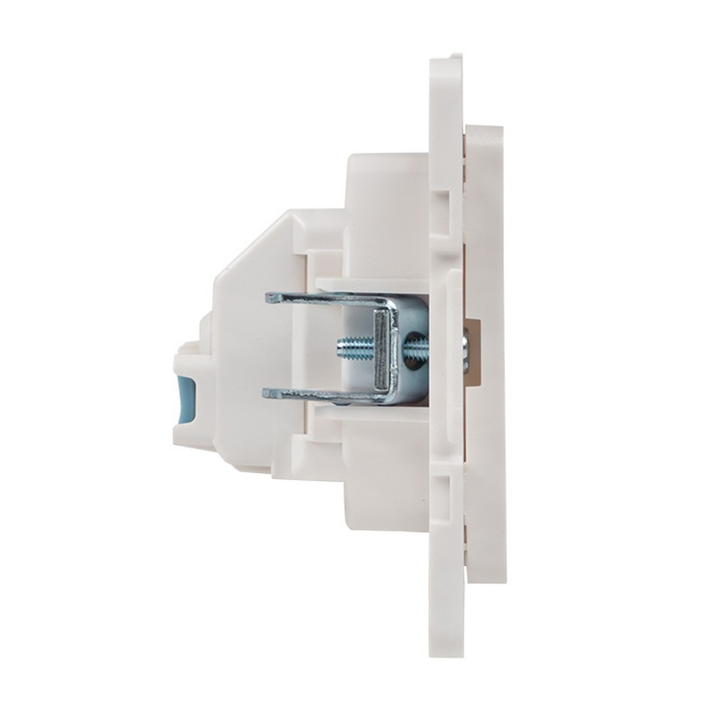 EKF Стокгольм белый Розетка б/з EKF PROxima Стокгольм Белый со шторками 10 А EYR10-022-10