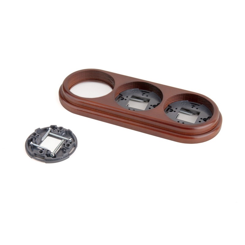 Werkel Ретро Рамка Werkel Legend на 3 поста (итальянский орех) W0035225