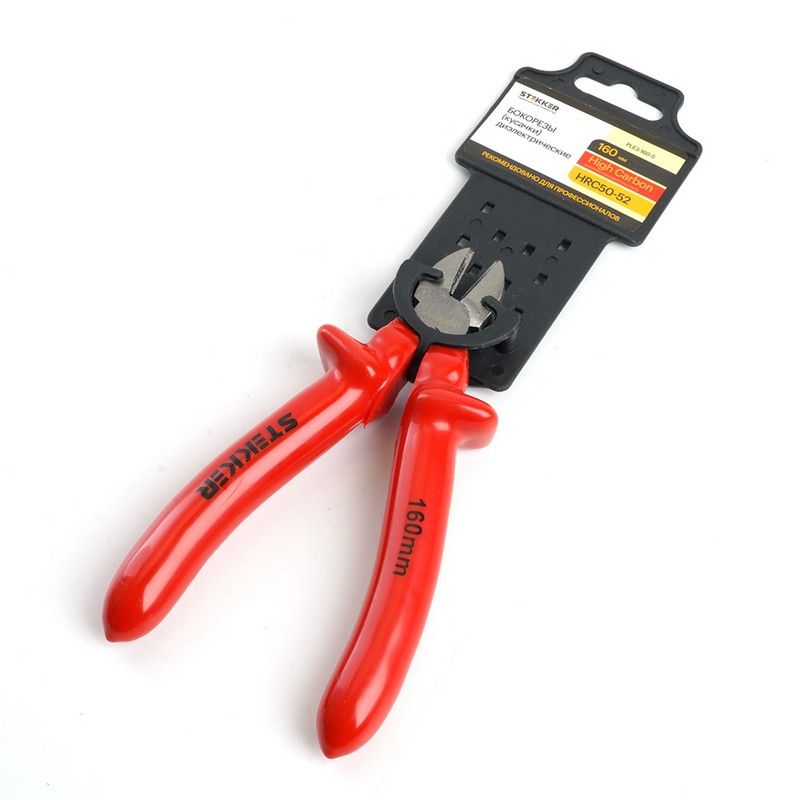 Бокорезы диэлектрические STEKKER  160мм Cr-V PLE3-160-S 39778 фото