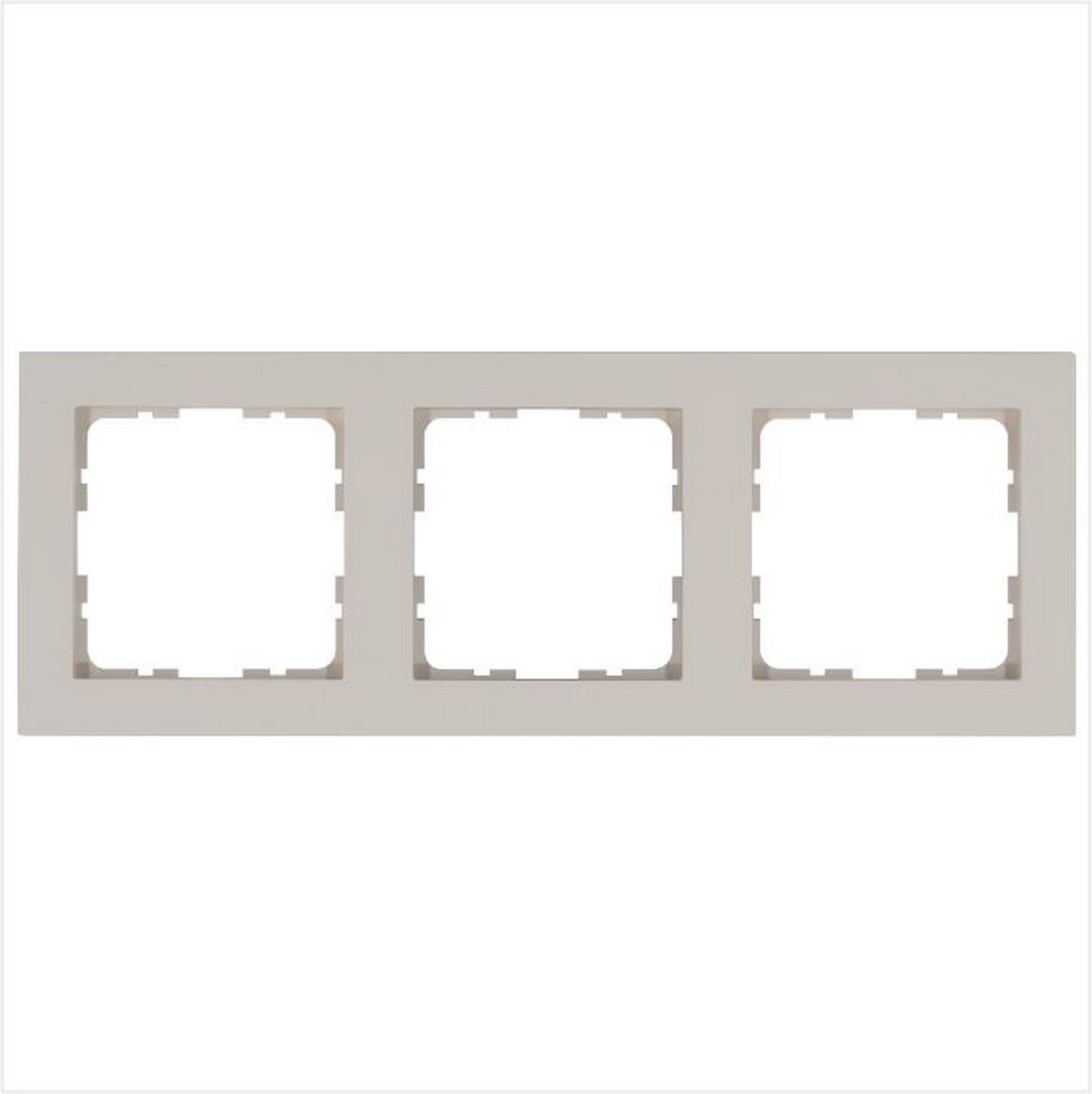 JASMART G - розетки и выключатели Рамка JASMART G-Classic 3-постовая Тауп G1003T