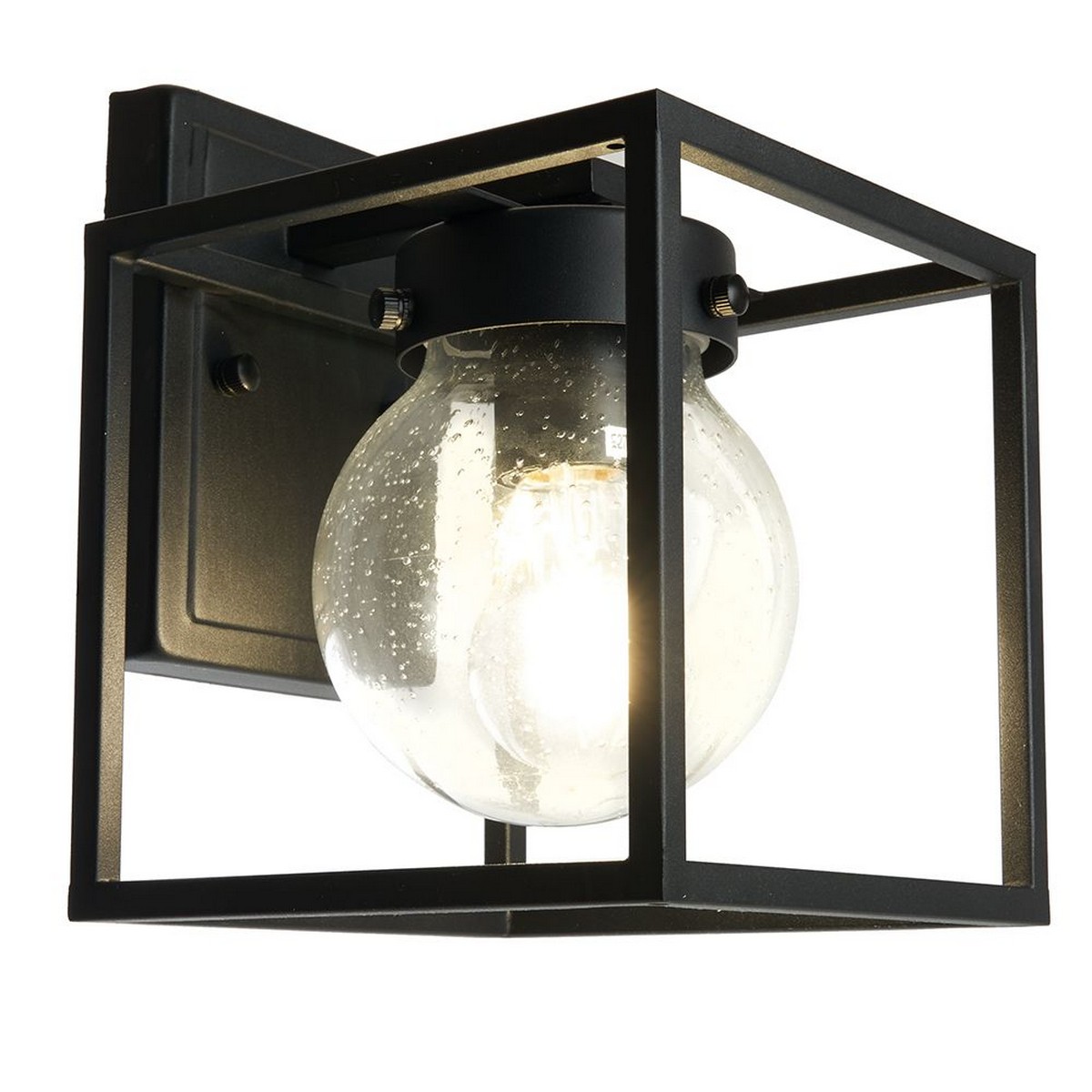 Уличные настенные светильники Светильник садово-парковый Feron PL701 на стену вниз 60W E27 230V черный 48383 