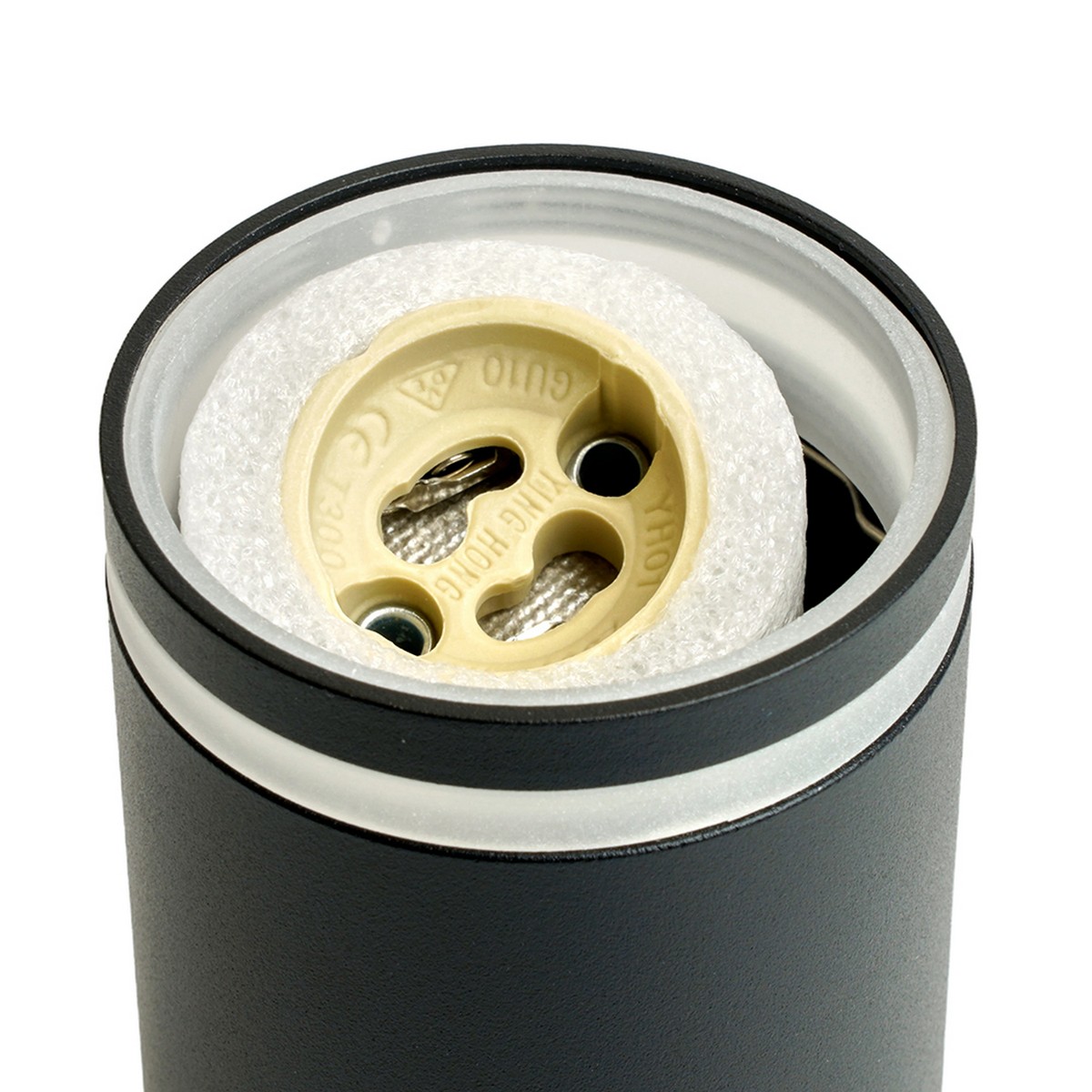 Накладные светодиодные светильники Светильник потолочный Feron ML162 Barrel LUNA GU10 черный 48814 