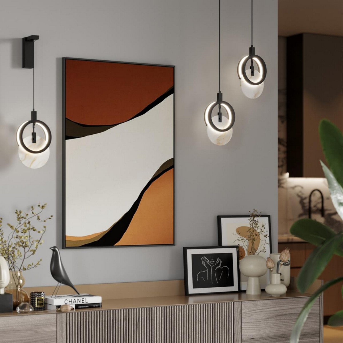 Подвесные светодиодные светильники Подвес ODEON LIGHT EXCLUSIVE 5422/17L MERCURY LED 