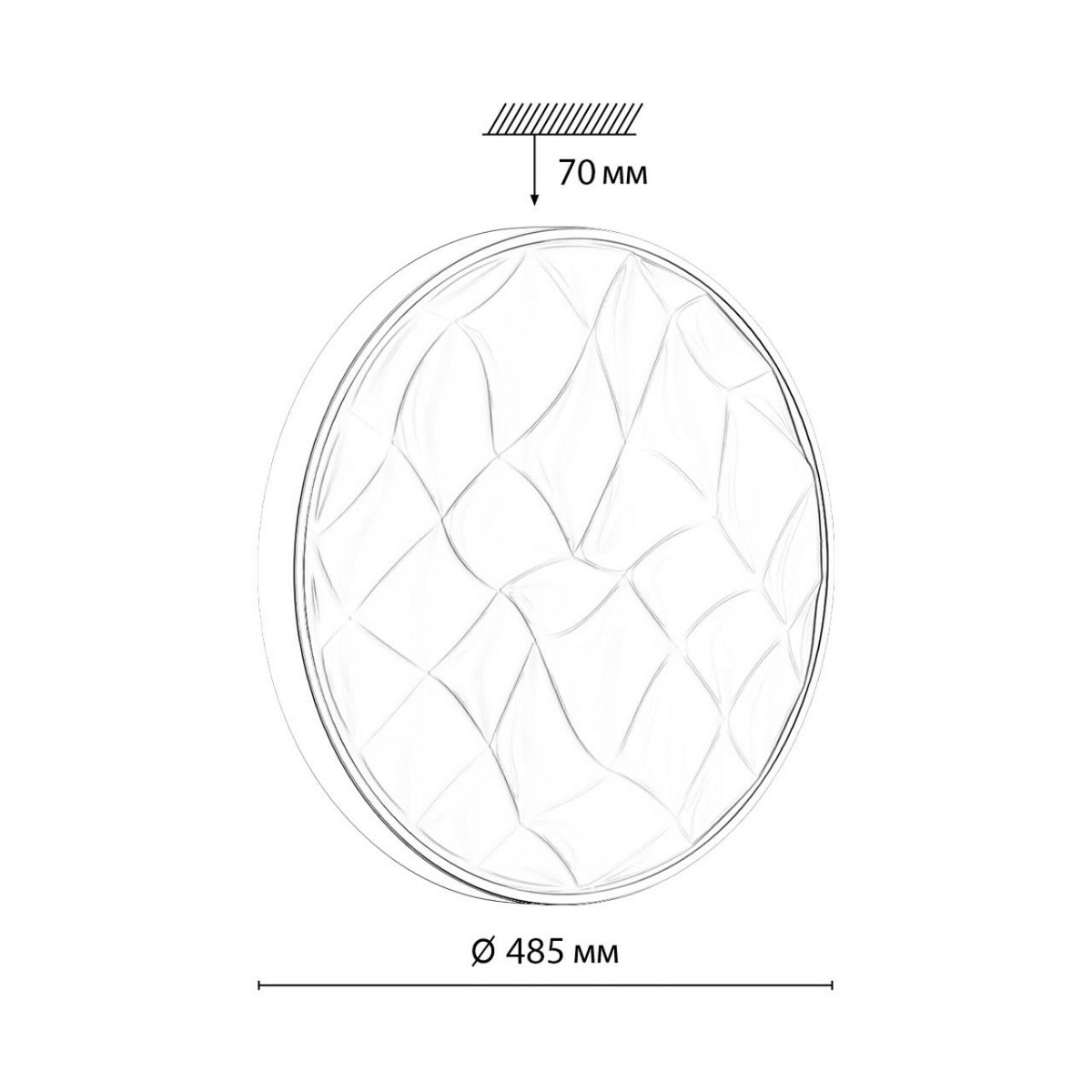 Накладные светодиодные светильники Настенно-потолочный светильник СОНЕКС 7672/ELN GITUM 