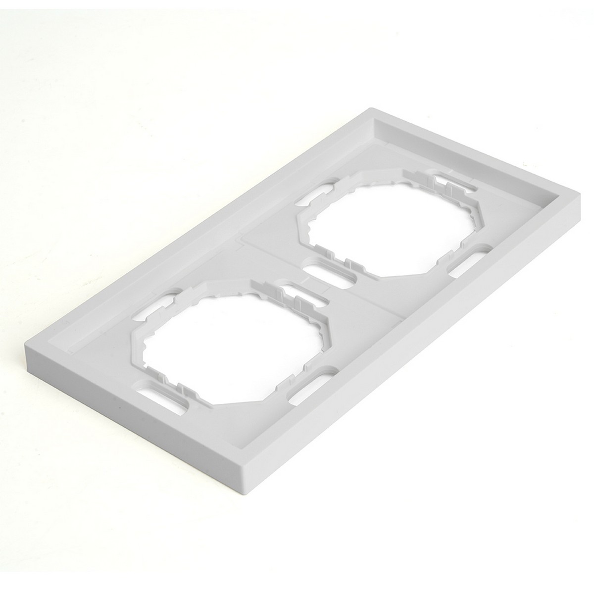 Эмили - Розетки и выключатели Stekker Рамка 2-ая STEKKER Эмили PFR00-5002-01 белый фарфор soft touch 49885