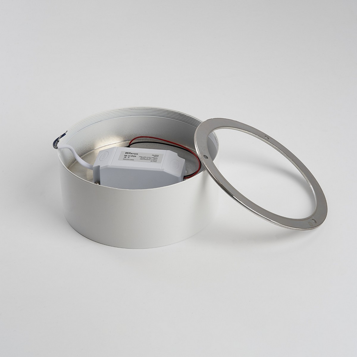 Накладные светодиодные светильники Светильник накладной Feron AL200 28W белый 4000К “Simple matte” 48078 