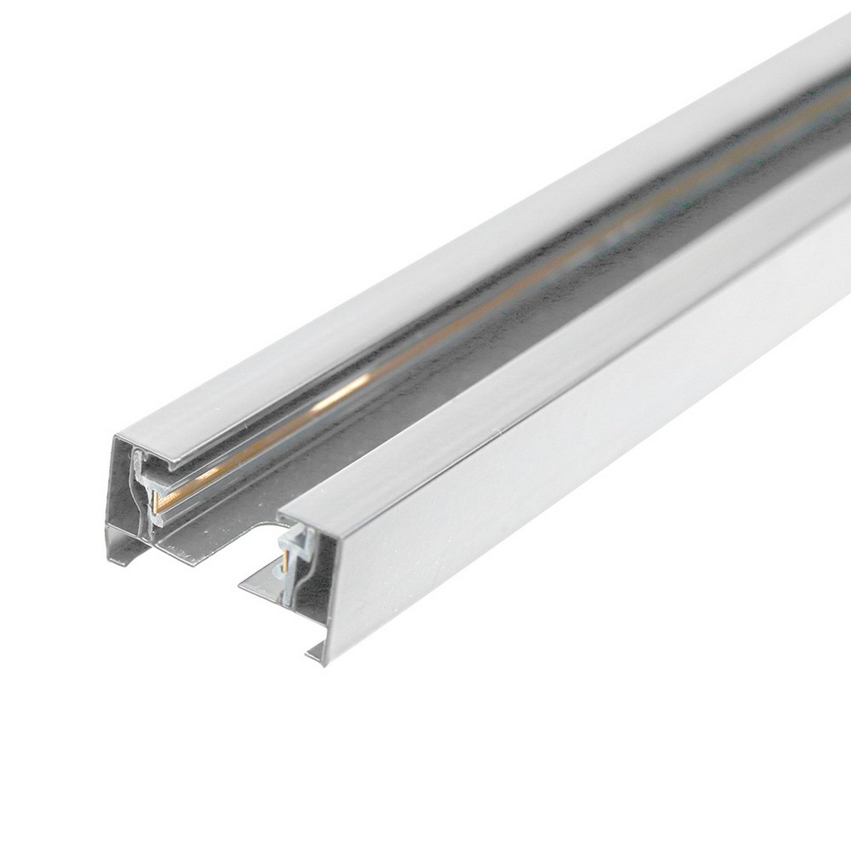 Трековые светодиодные светильники Шинопровод Feron CAB1007 однофазный белый 1м 51887