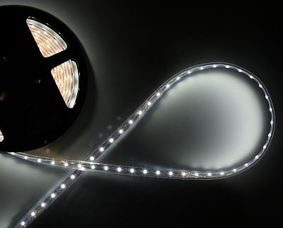 Светодиодная лента белая холодная Светодиодная лента Eleganz SMD 5050 Холодный белый 300 Led 12В IP65 14,4 Вт/м (цена за метр) 