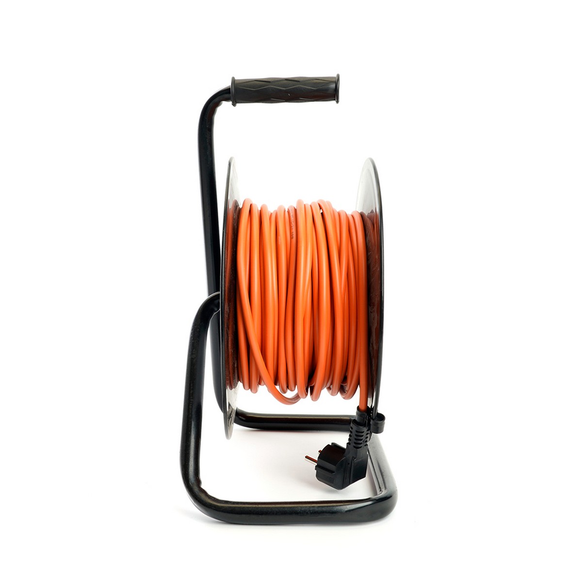 Колодки и удлинители, тройники Удлинитель на катушке Stekker STD03-20-30 Standart 4-местный с/з ПВС 3*1,5 оранжевый IP20,30м 50184 