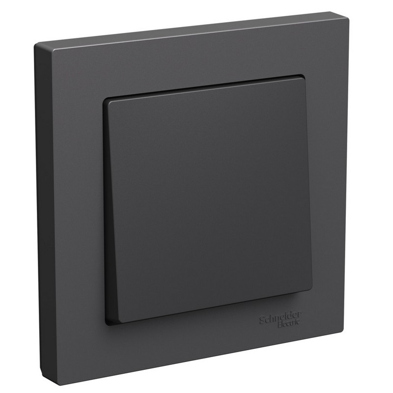 AtlasDesign Базальт Выключатель Systeme Electric AtlasDesign Базальт 1-клавишный, сборе ATN001412